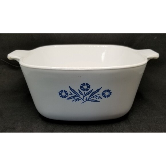 vintage Corning Ware Blue Cornflower P-1¾-B casserole dish 60s 70s no lid - Picture 1 of 11